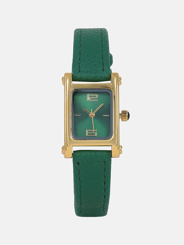 The Emerald Minimal Watch - Forest Green