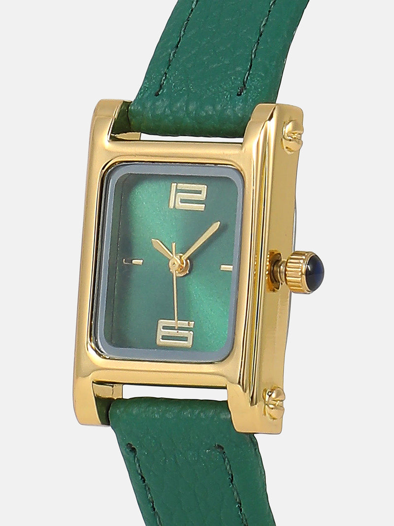 The Emerald Minimal Watch - Forest Green