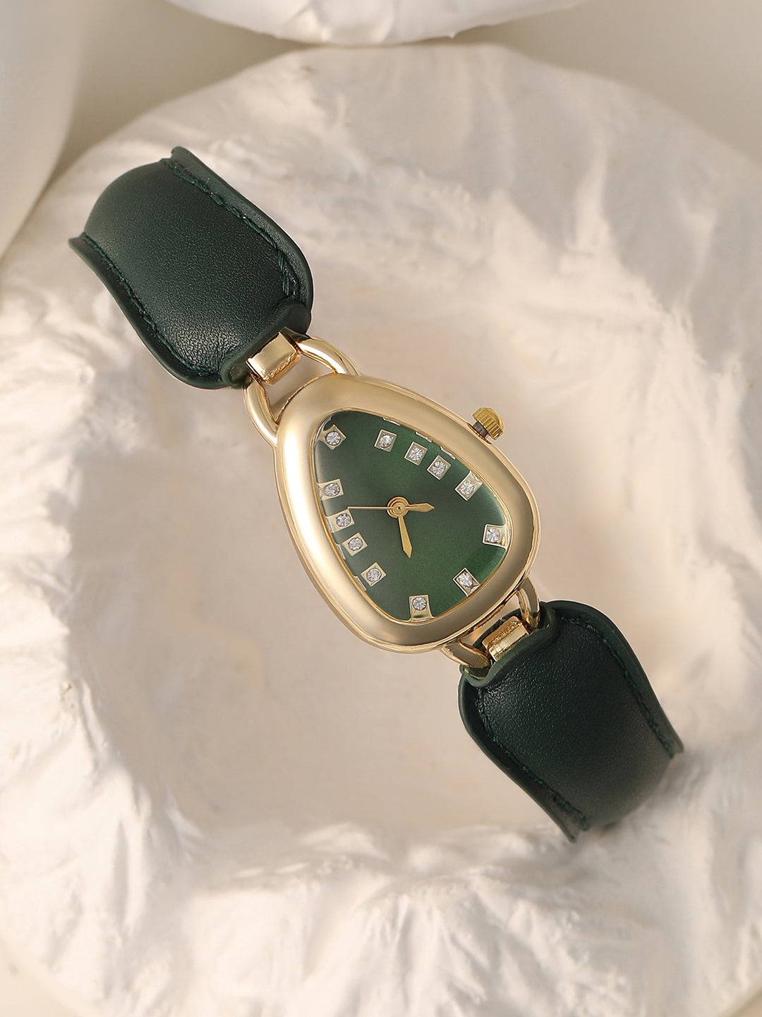 The Olive Designer Watch - Dark Black