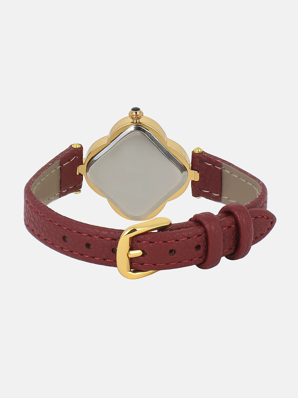 The Bloom Dial Watch - Ruby Red