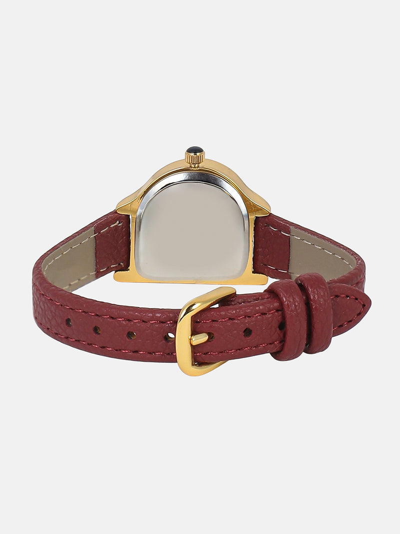 The Minimal Oval Watch - Classic Red