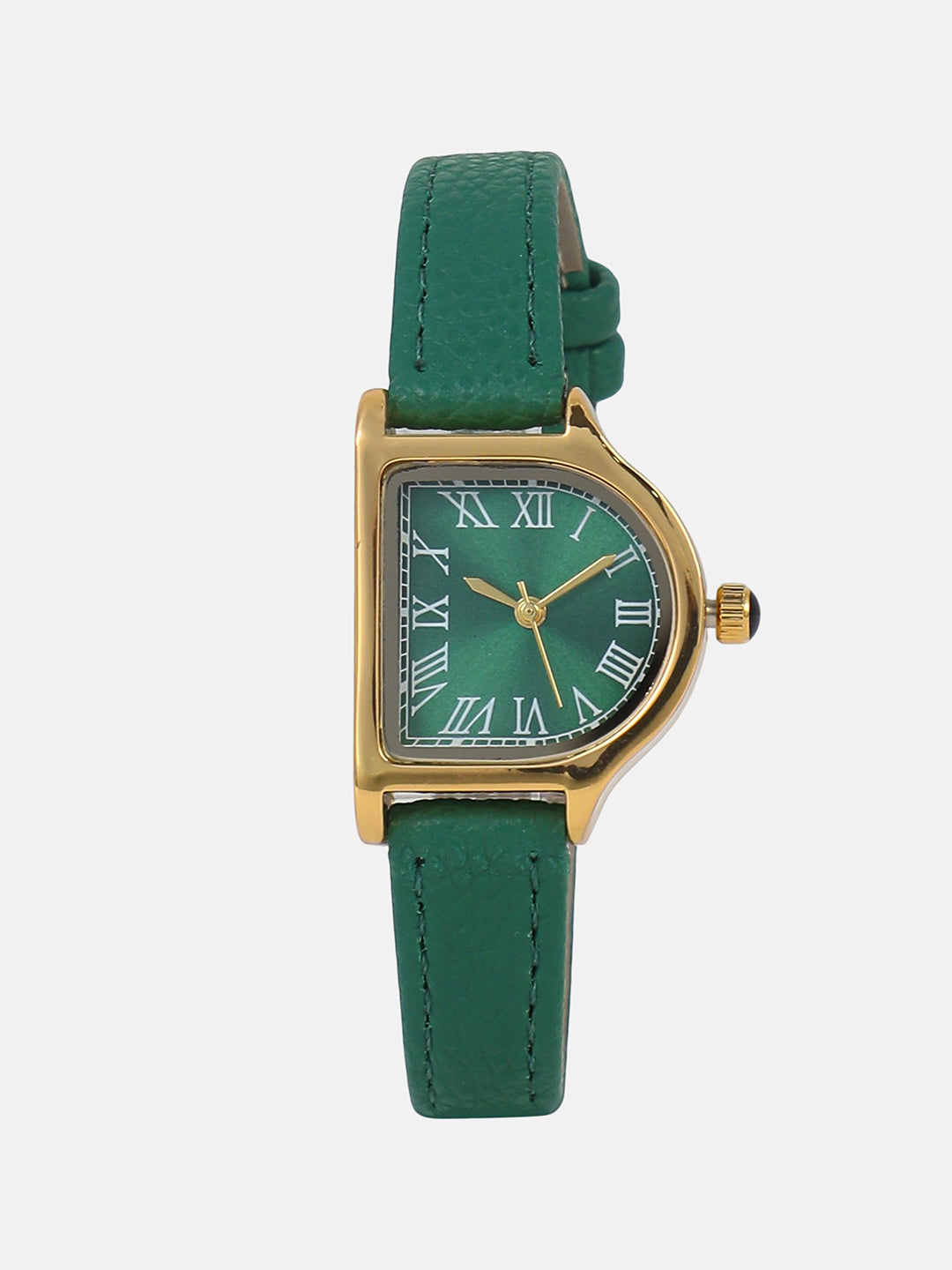The Minimal Oval Watch - Forest Green