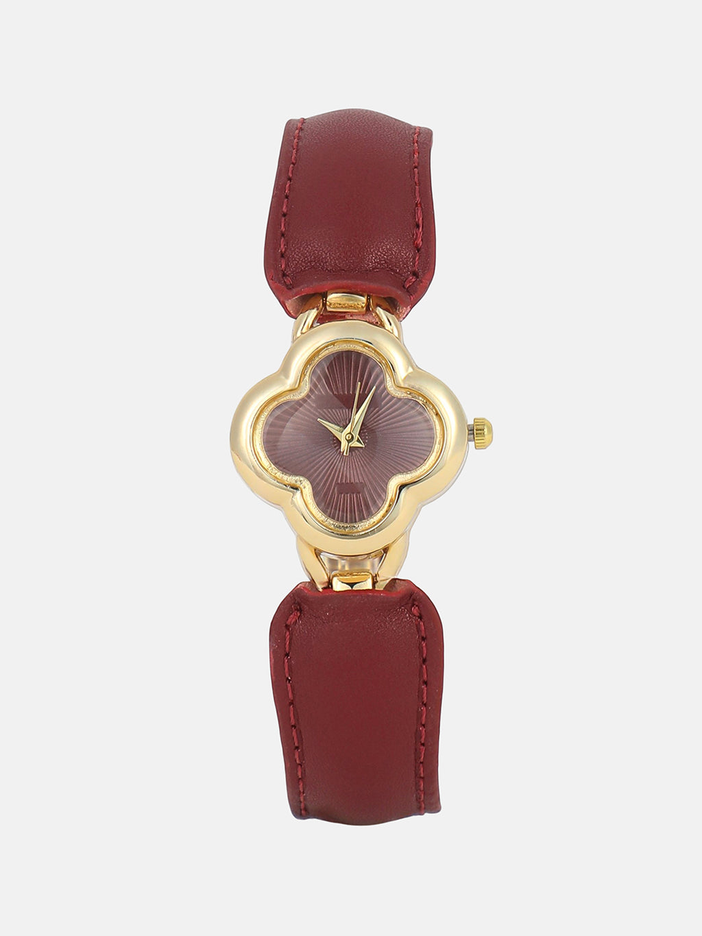 The Bloom Dial Watch - Crimson Red