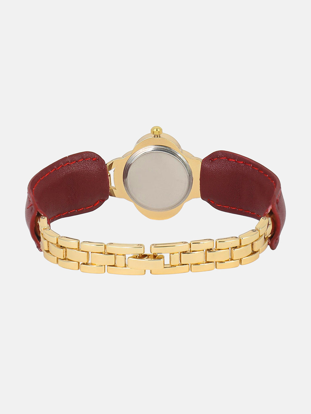 The Bloom Dial Watch - Crimson Red