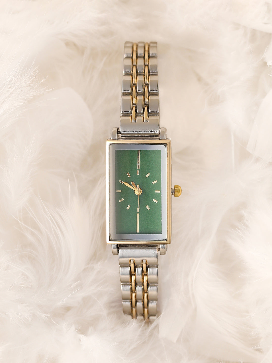 The Minimal Steel Watch - Forest Green