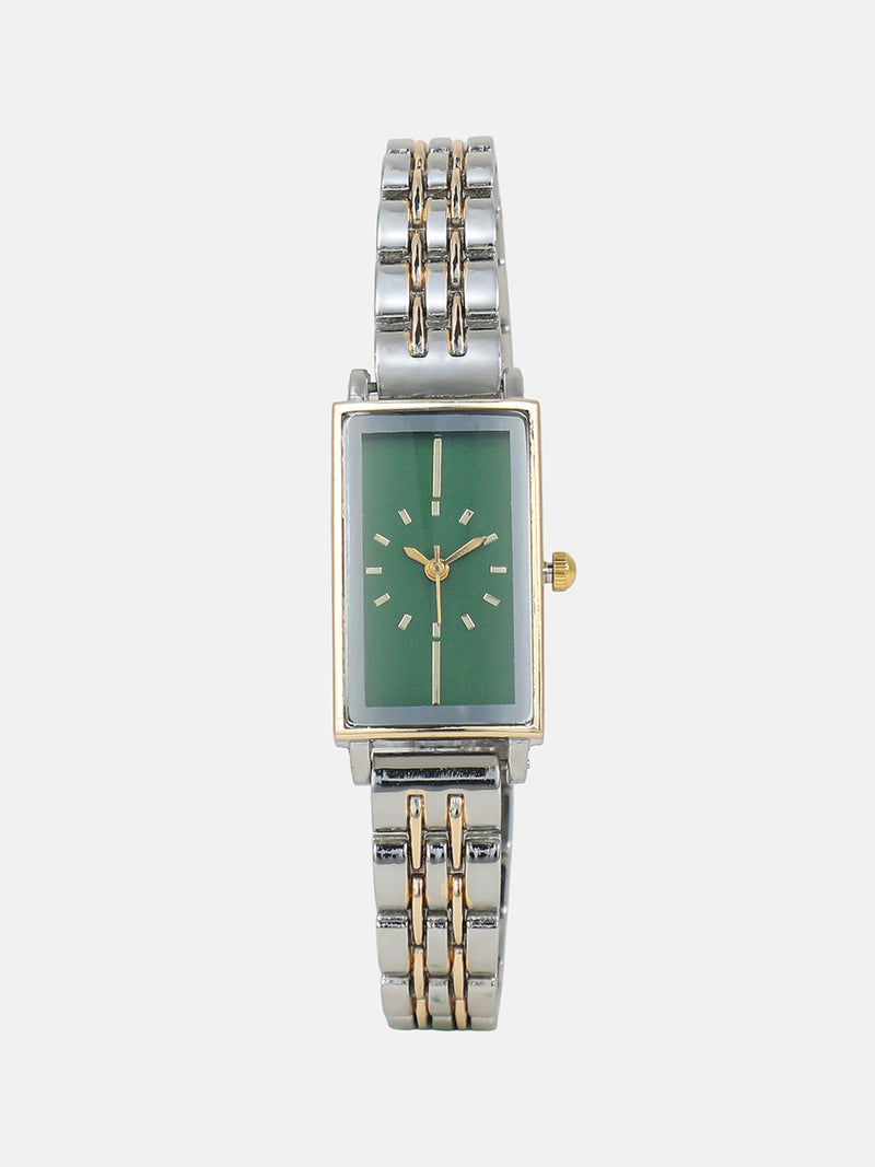 The Minimal Steel Watch - Forest Green