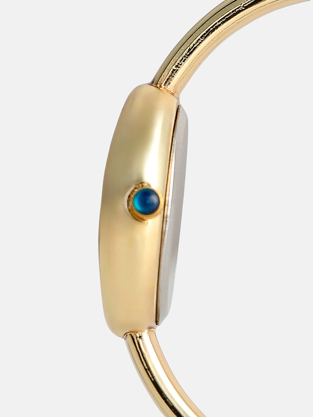 The Ivory Halo Watch - Champagne Gold