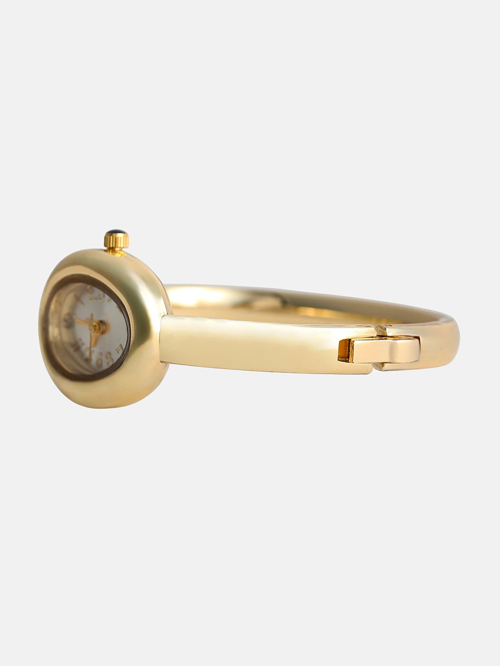 The Ivory Halo Watch - Champagne Gold
