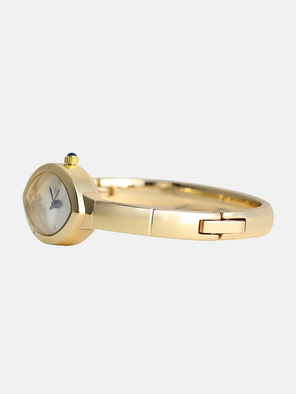 The Rosé Oval Watch - Blush Gold