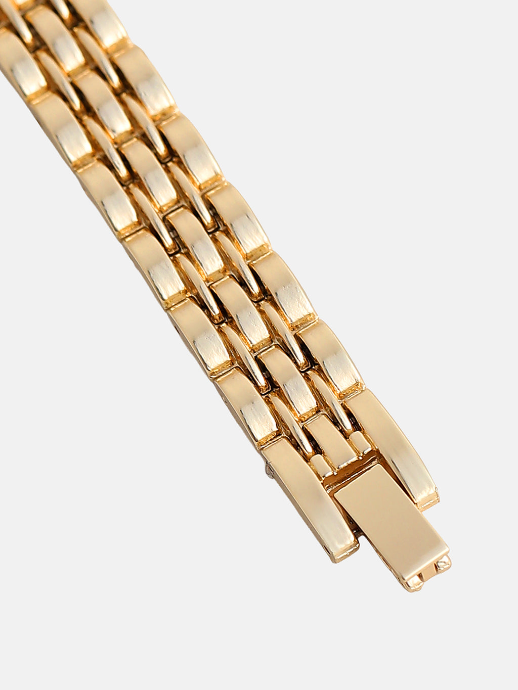 The Minimal Rectangle Watch - Champagne Gold