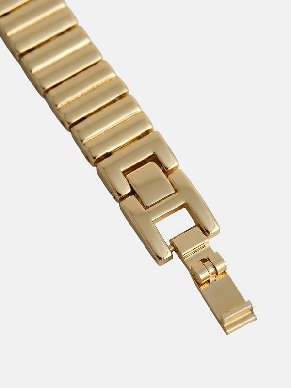 The Emerald Oval Watch - Royal Gold