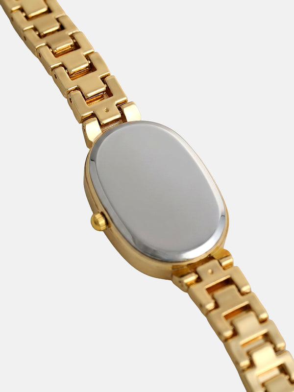 The Emerald Oval Watch - Royal Gold