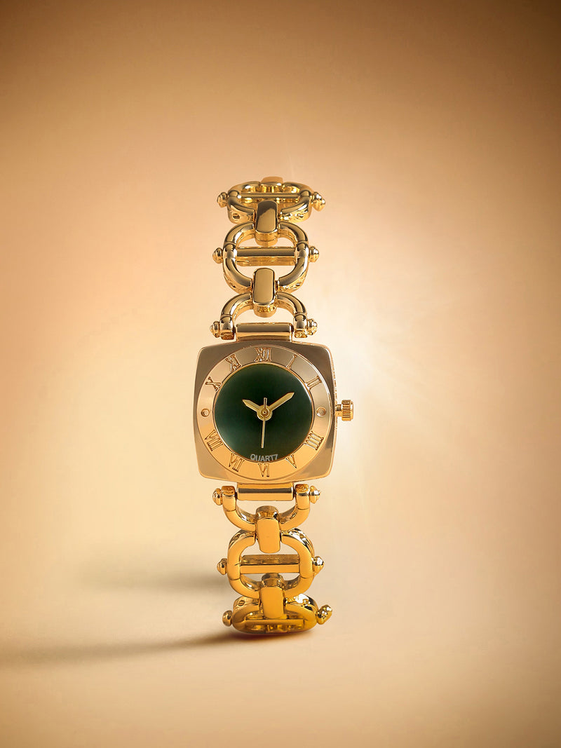 The Emerald Classic Watch - Gold