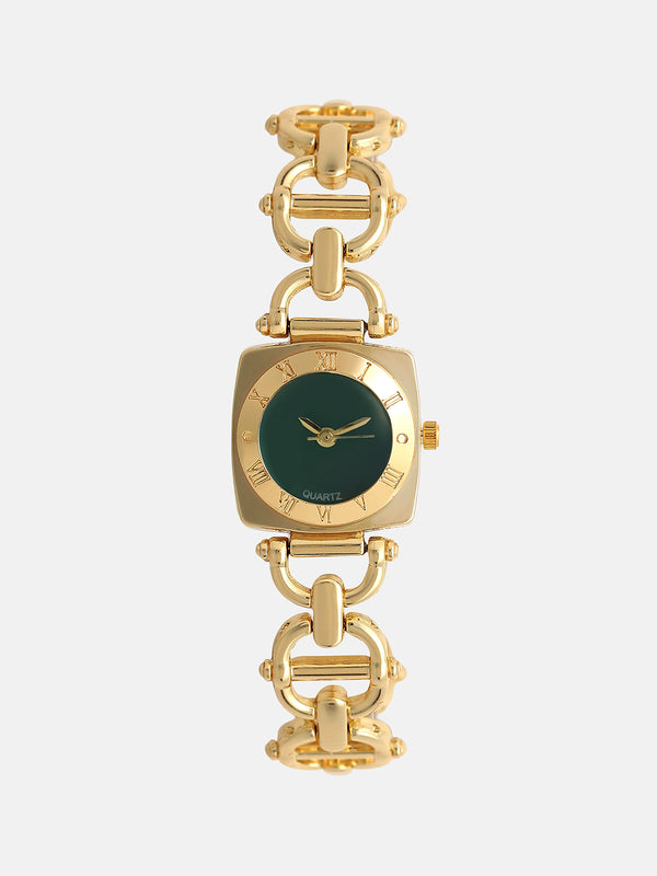 The Emerald Classic Watch - Gold