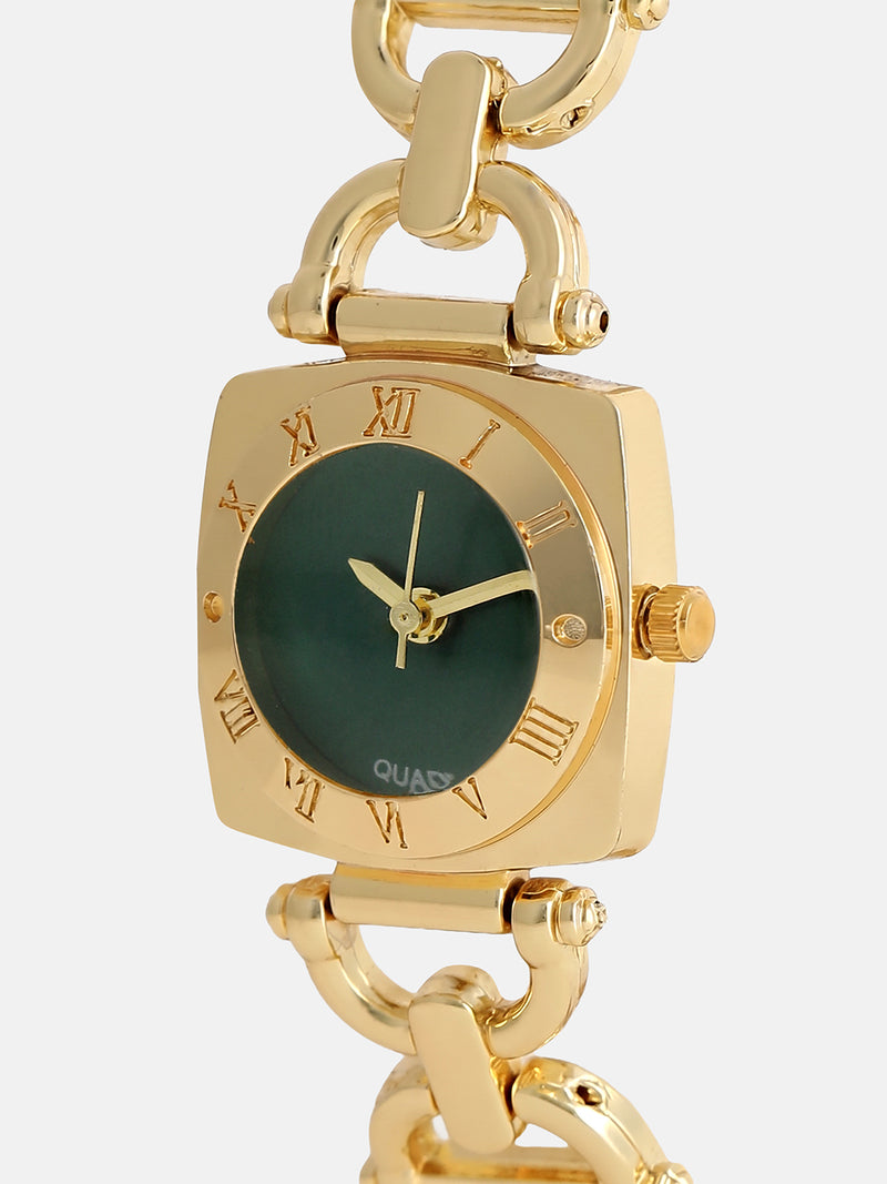 The Emerald Classic Watch - Gold