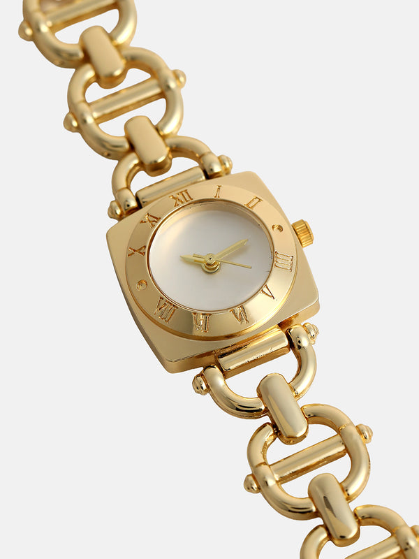 The Emerald Classic Watch - Gold