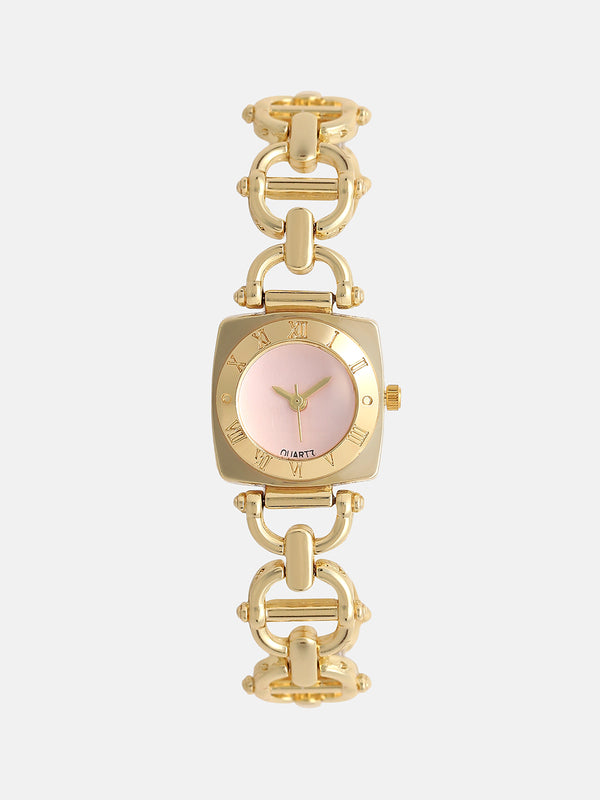 The Rosé Pearl Watch - Blush Gold