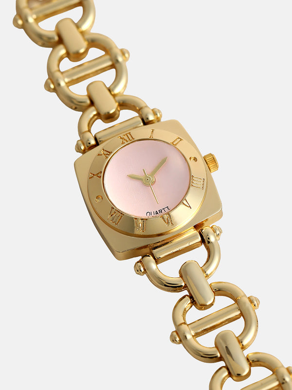 The Rosé Pearl Watch - Blush Gold