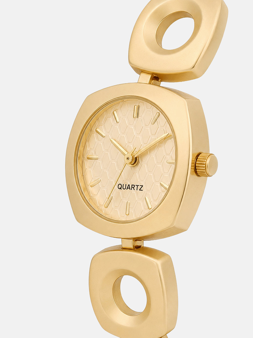 The Classic Circle Watch - Ivory Gold