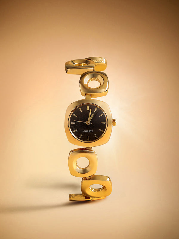The Classic Circle Watch - Ivory Gold