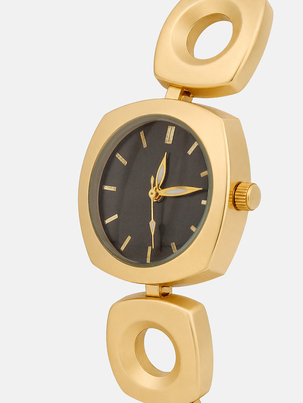 The Classic Circle Watch - Ivory Gold