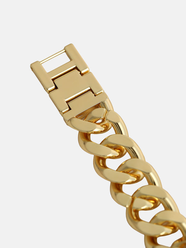 The Noir Classic Watch - Gold