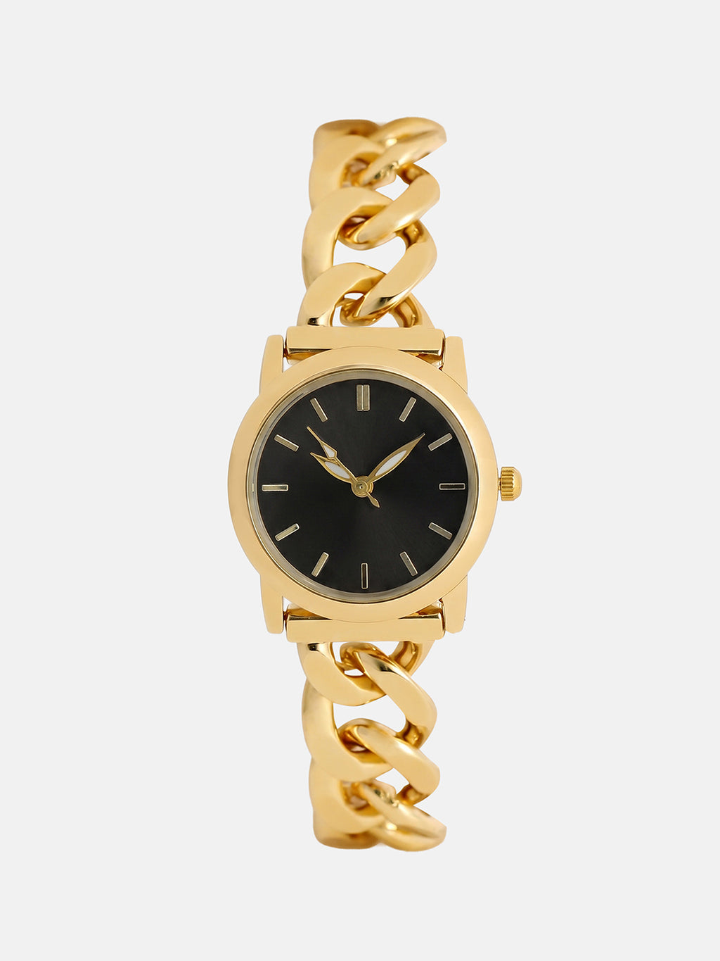 The Noir Classic Watch - Gold