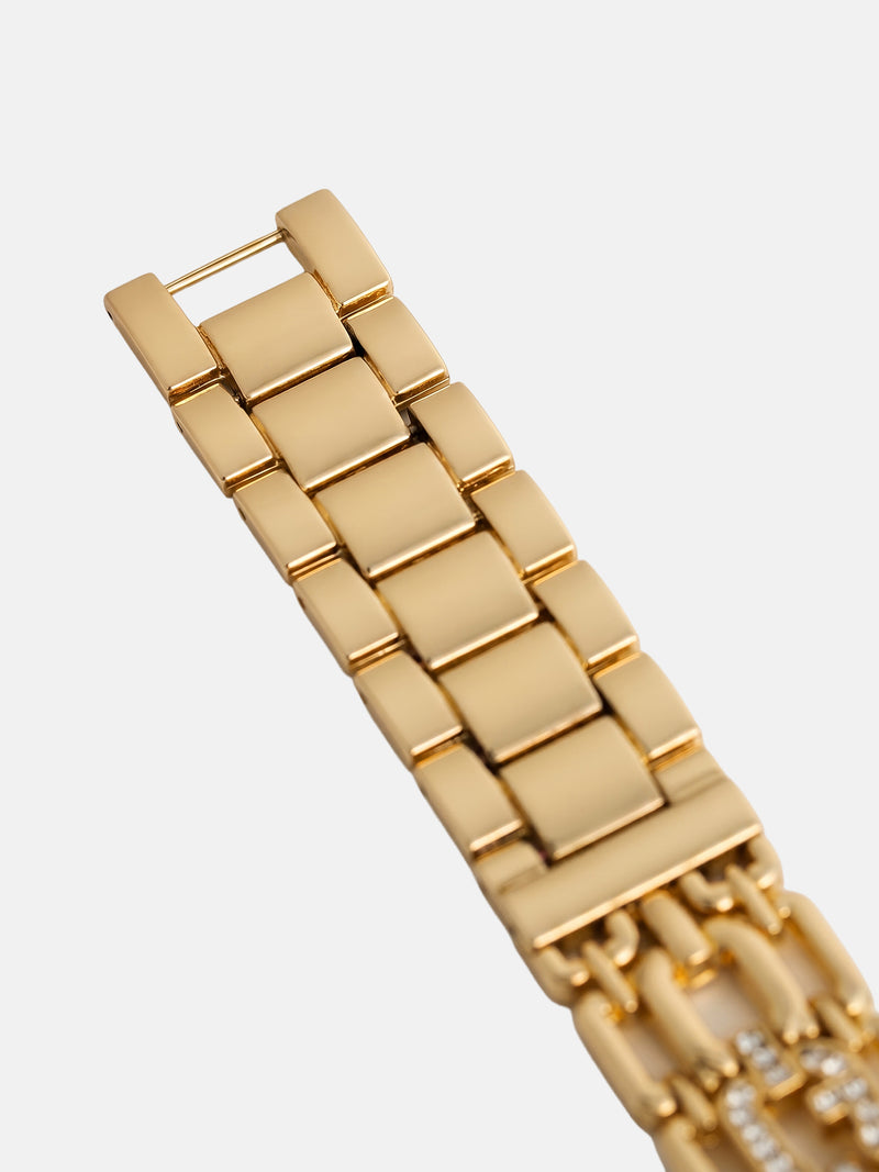 The Emerald Luxe Bracelet Watch - Gold