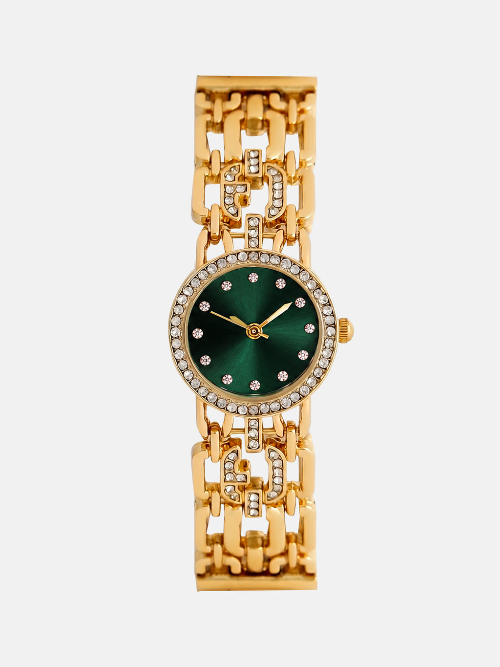 The Emerald Luxe Bracelet Watch - Gold