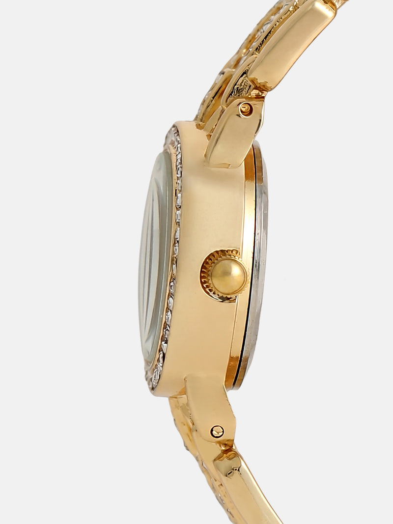 The Emerald Luxe Bracelet Watch - Gold