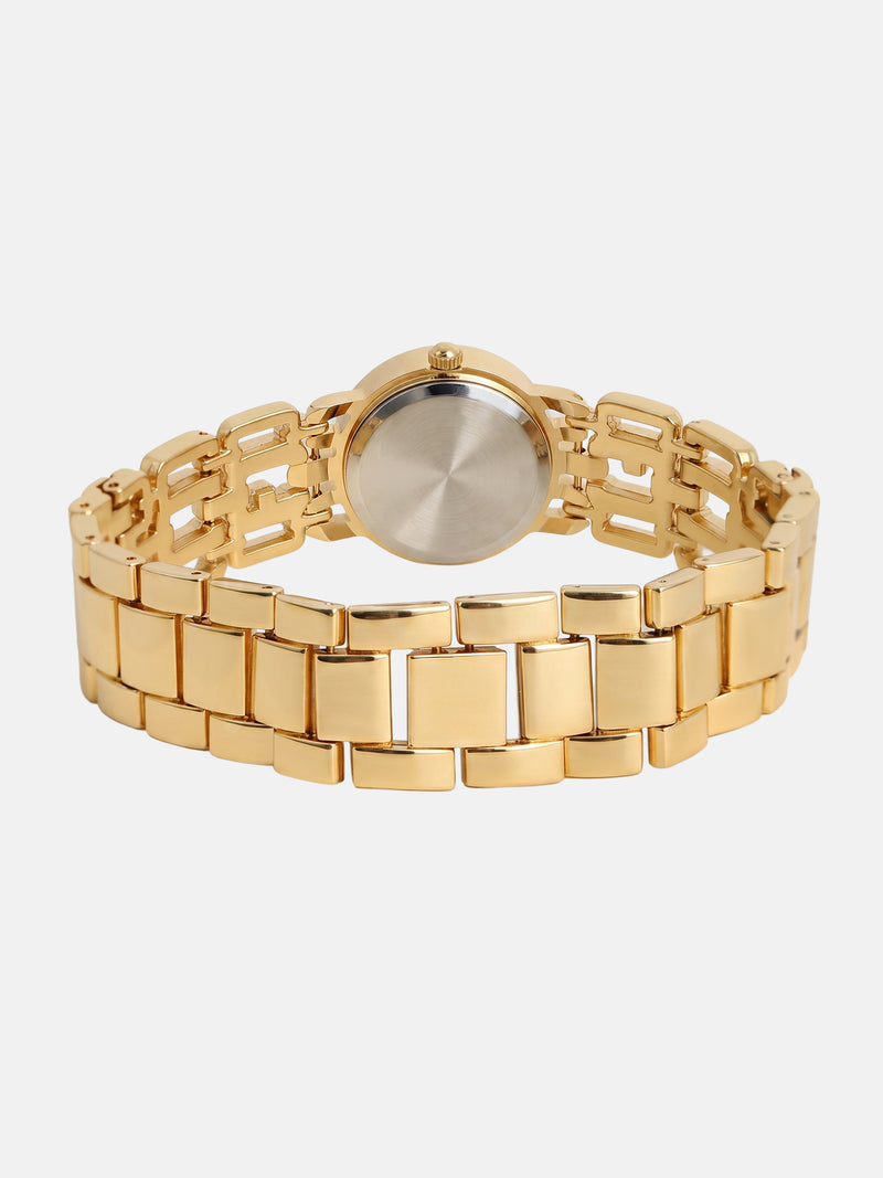 The Emerald Luxe Bracelet Watch - Gold