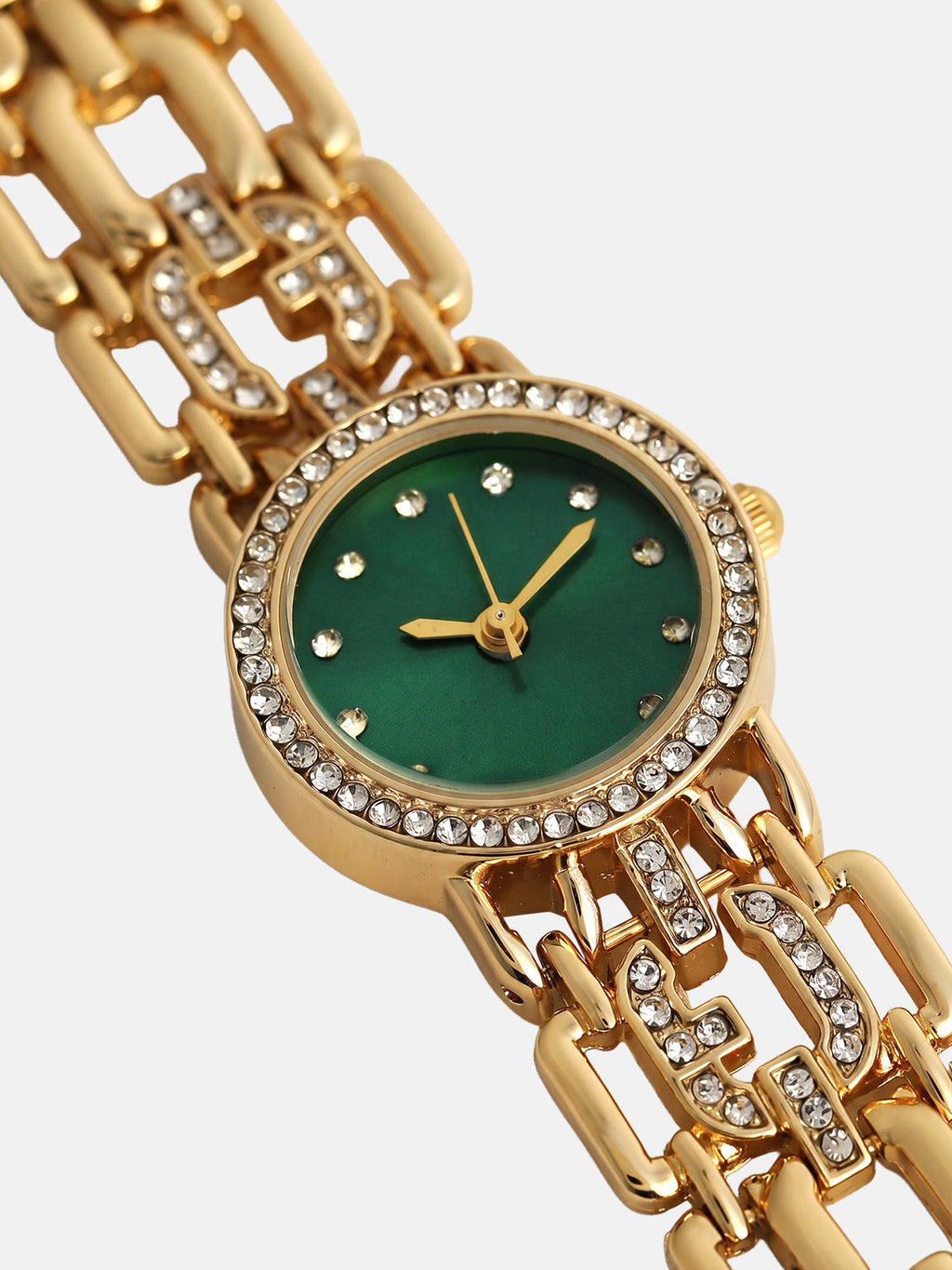 The Emerald Luxe Bracelet Watch - Gold