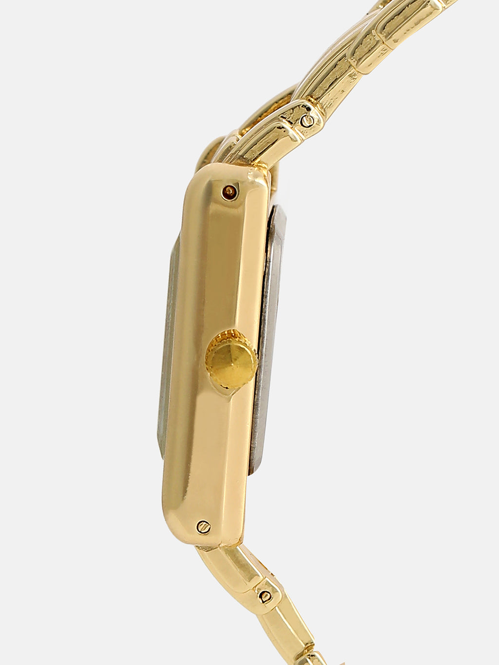 The Emerald Rectangle Watch - Royal Gold