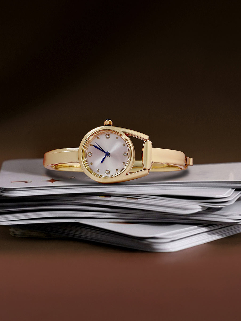 The Ivory Luxe Watch - Gold