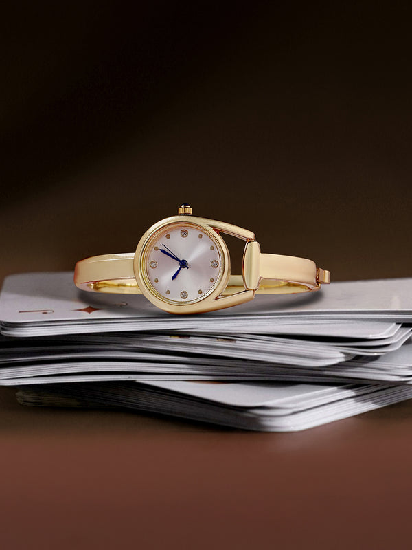 The Ivory Luxe Watch - Gold