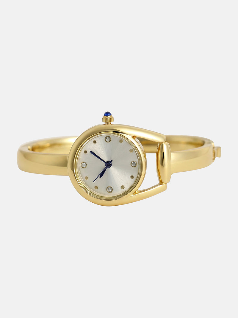 The Ivory Luxe Watch - Gold
