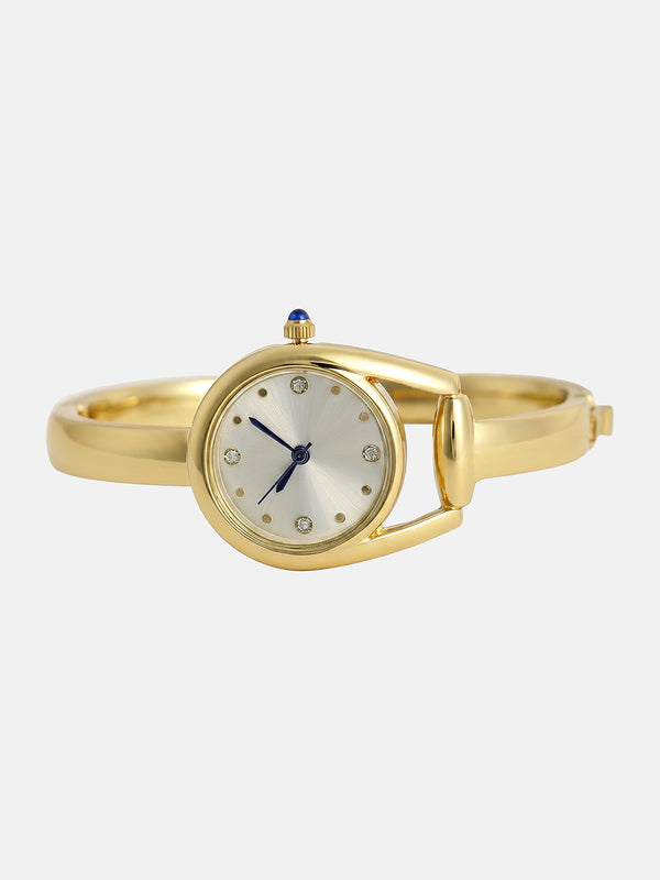 The Ivory Luxe Watch - Gold