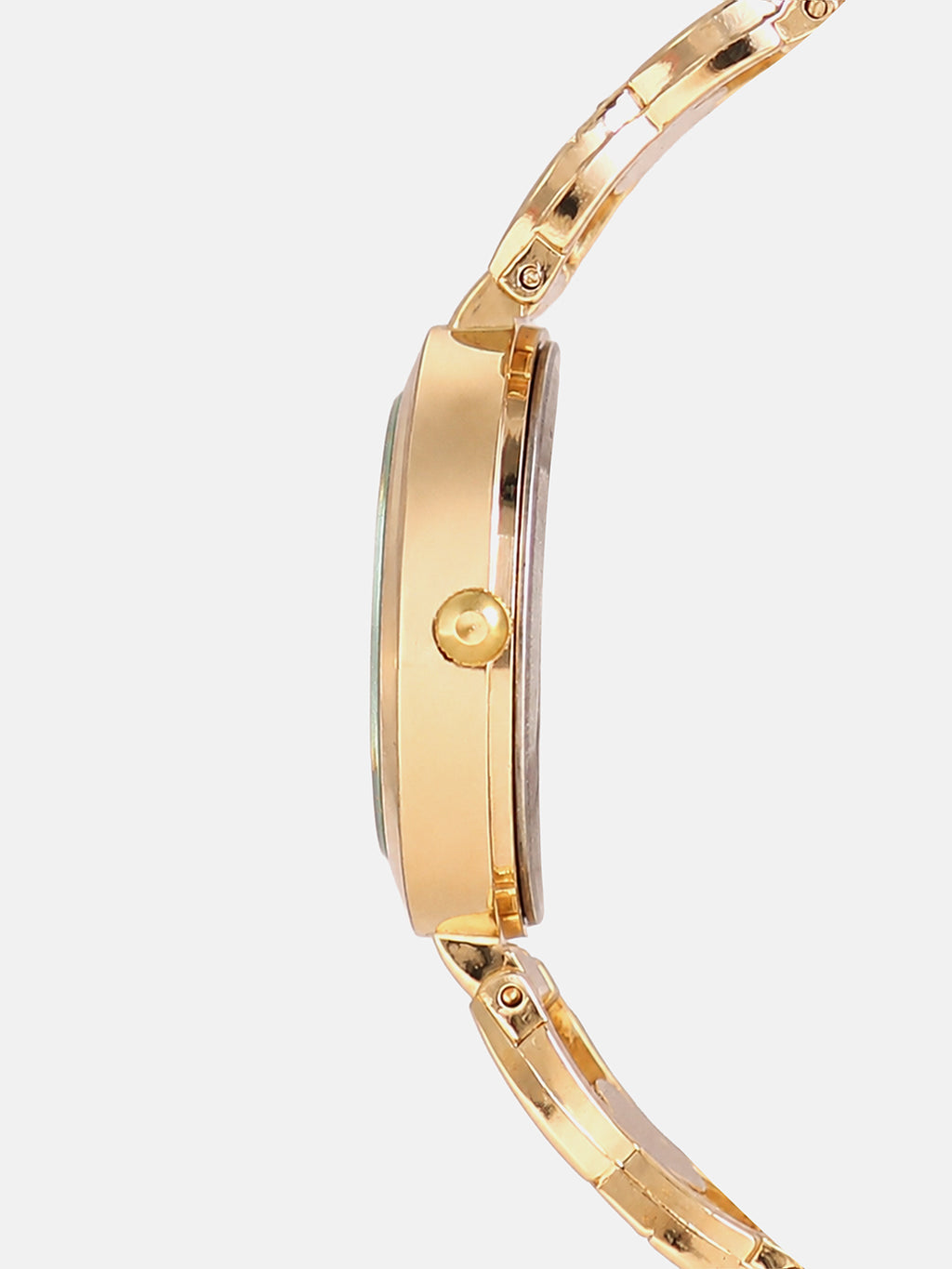 The Golden Radiance Crystal  Analog Watch