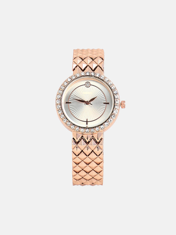 The Scalex Round Watch - California Gold