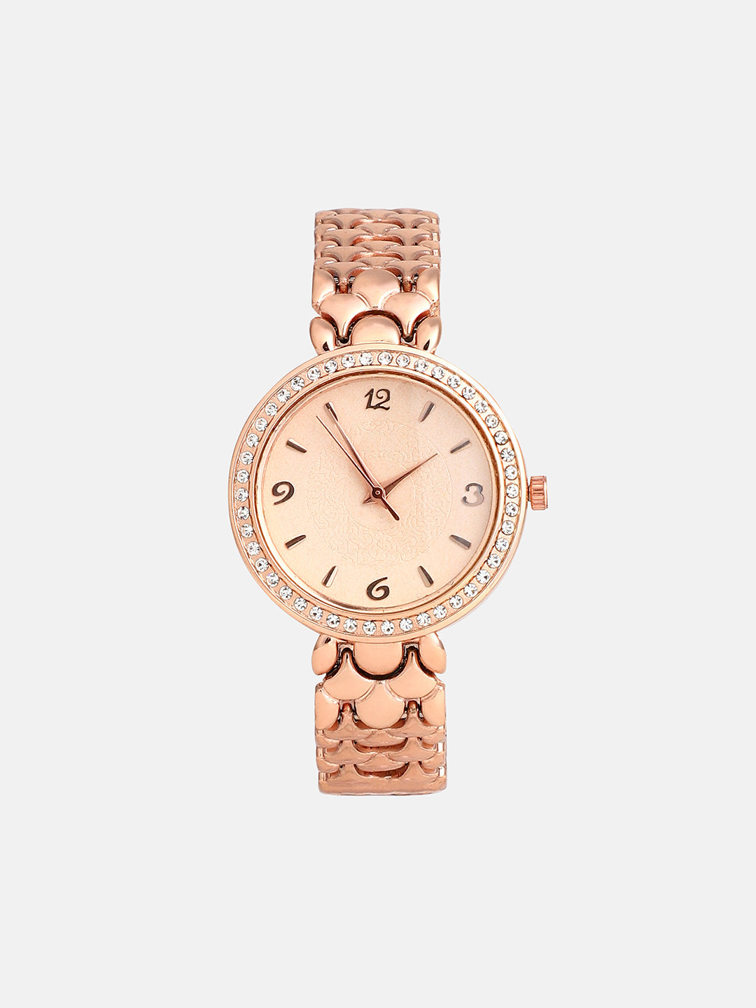 The Scalex Round Watch - Rose Gold