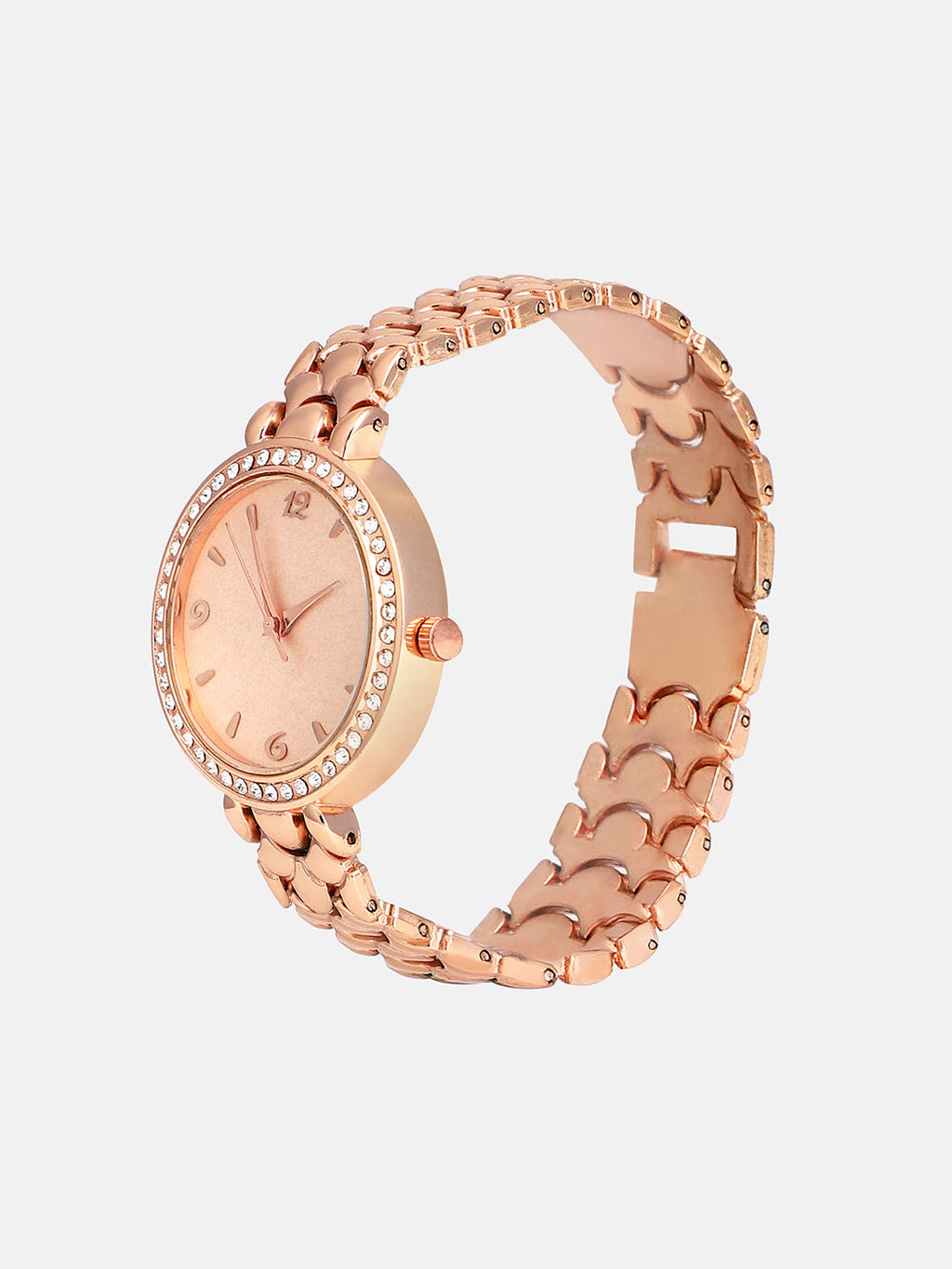 The Scalex Round Watch - Rose Gold