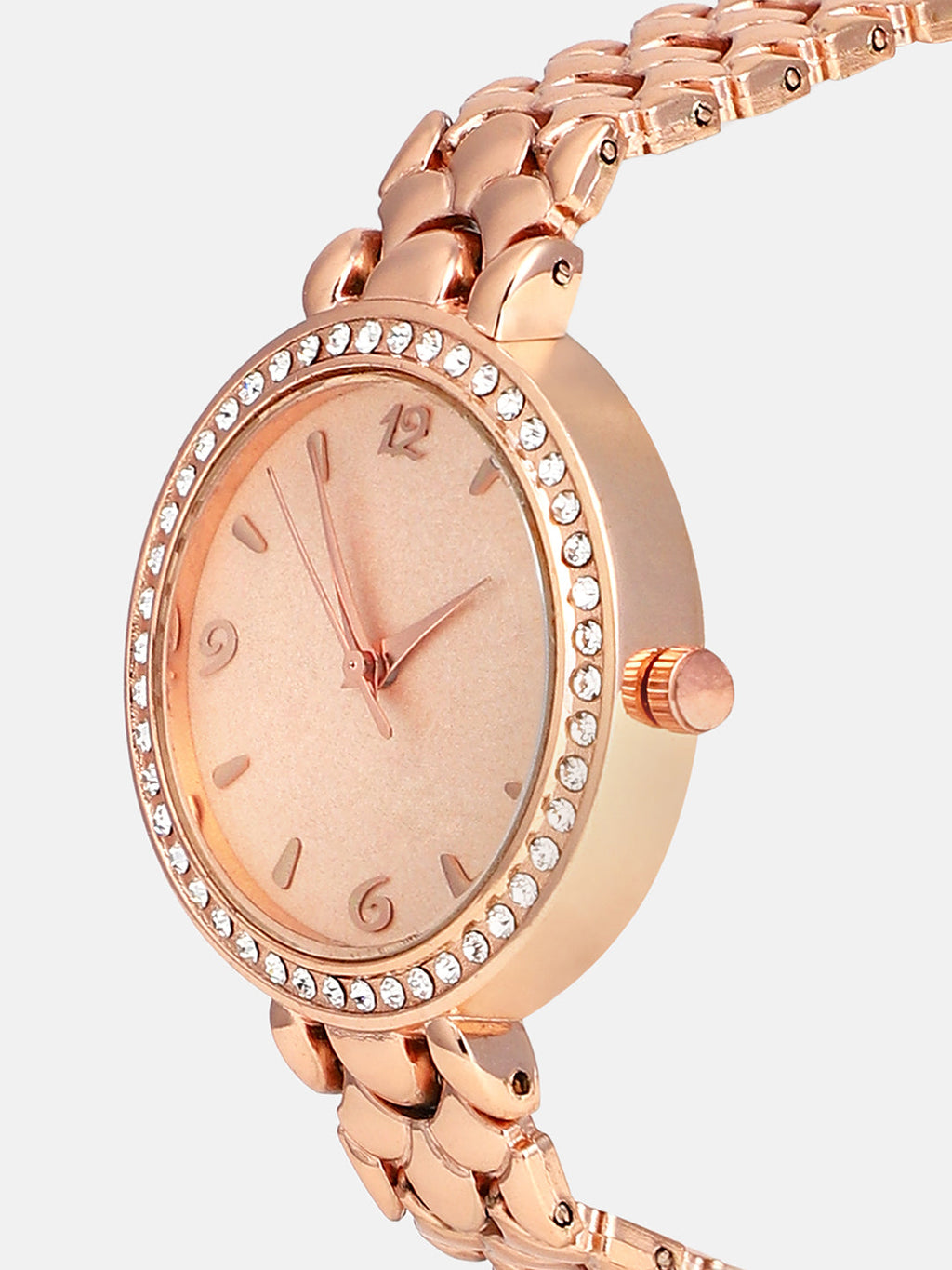 The Scalex Round Watch - Rose Gold