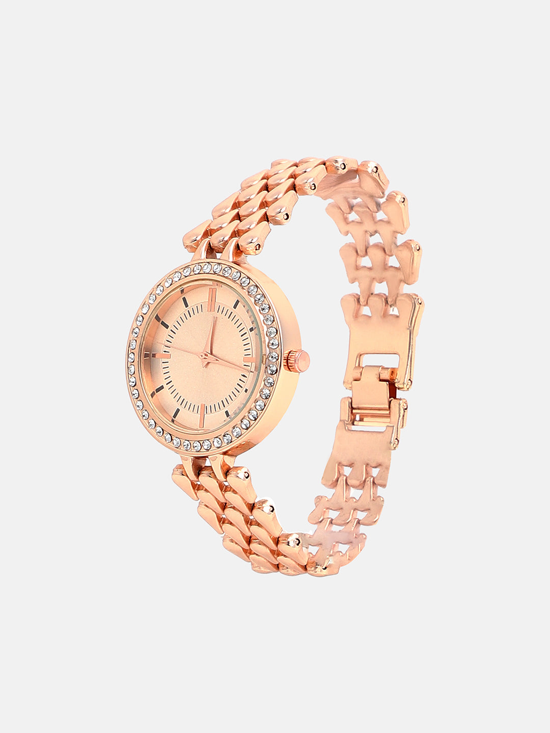 The Droplet Round Watch - California Gold