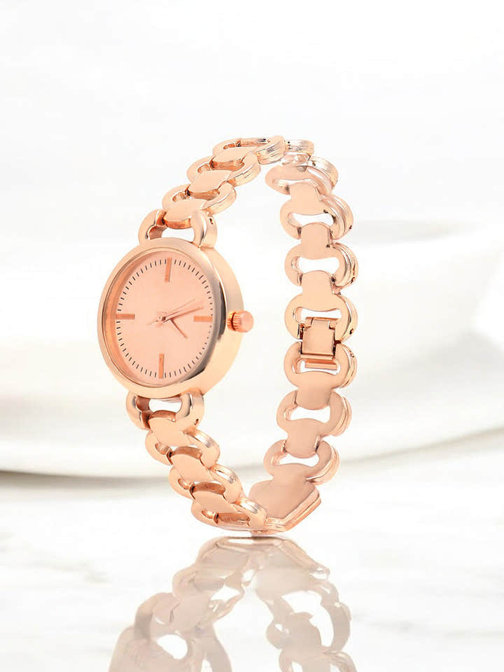 The Sequenza Round Watch - California Gold
