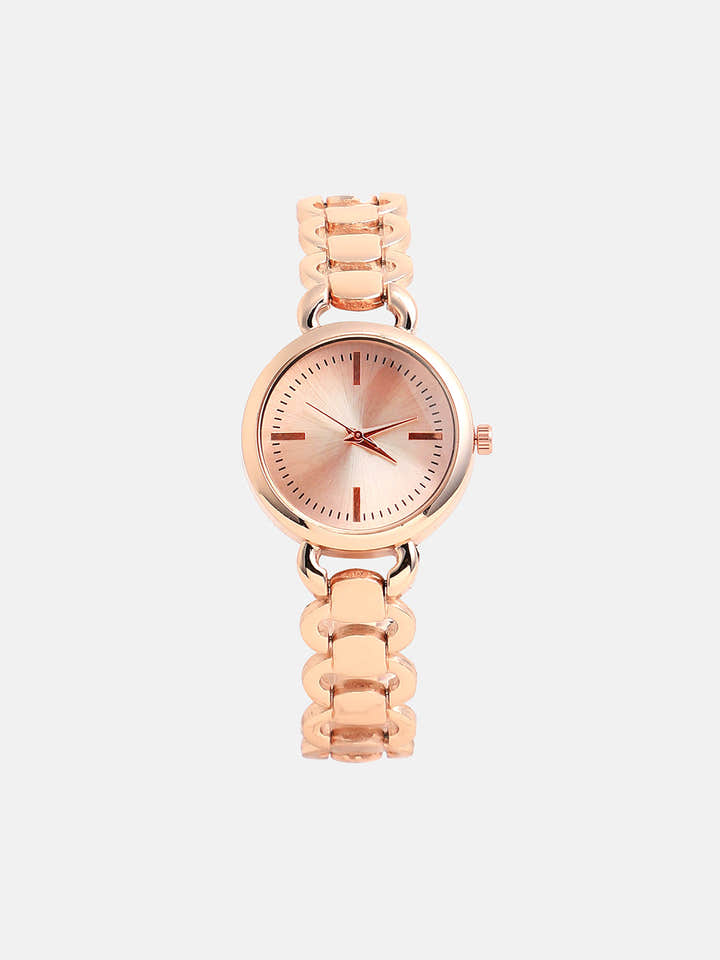 The Sequenza Round Watch - California Gold