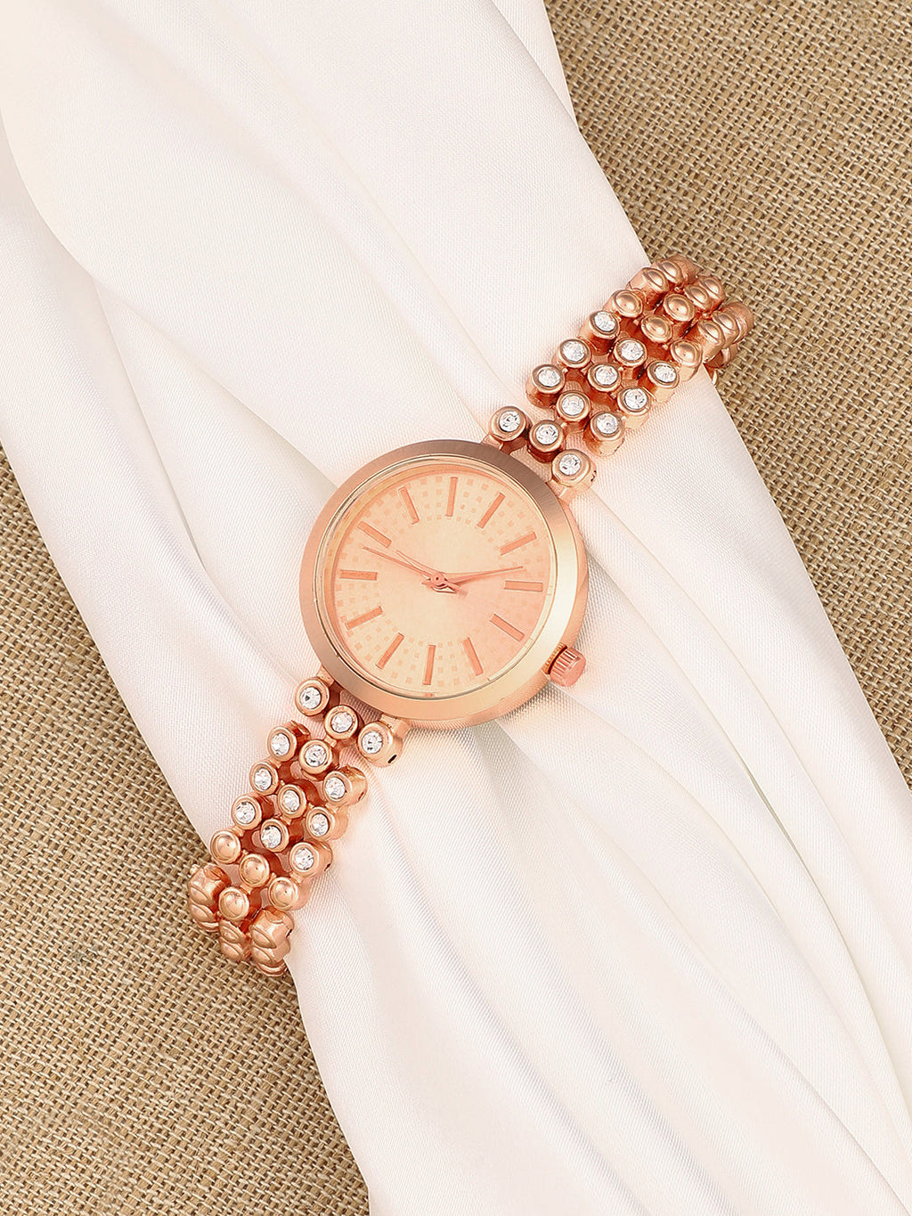 The Dot Round Watch - California Gold