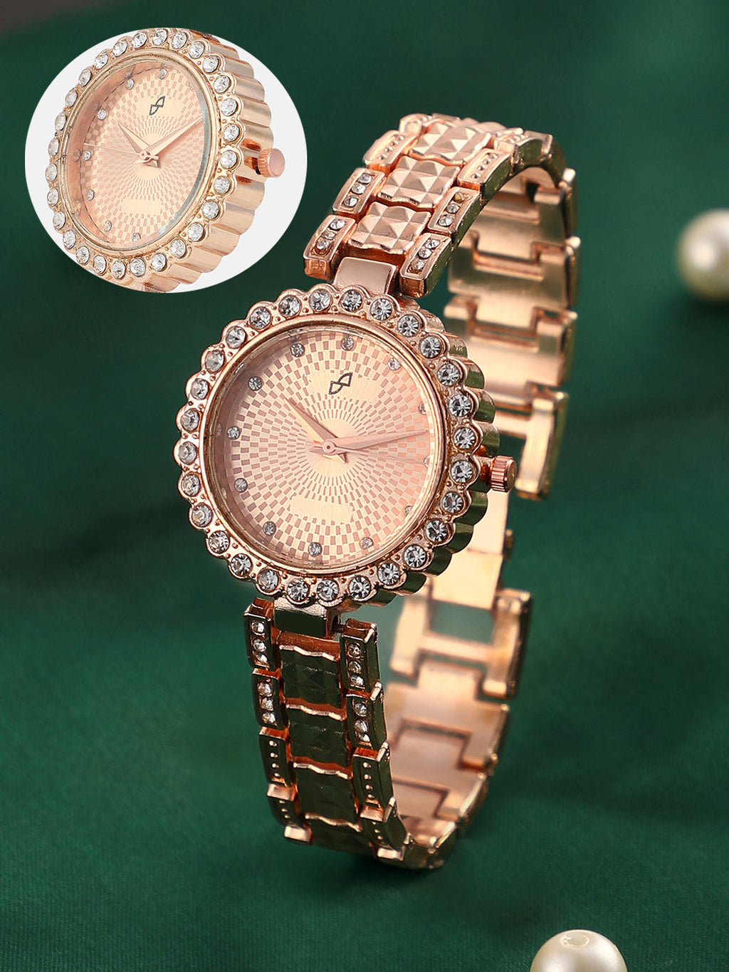 The H-Link Flora Round Watch