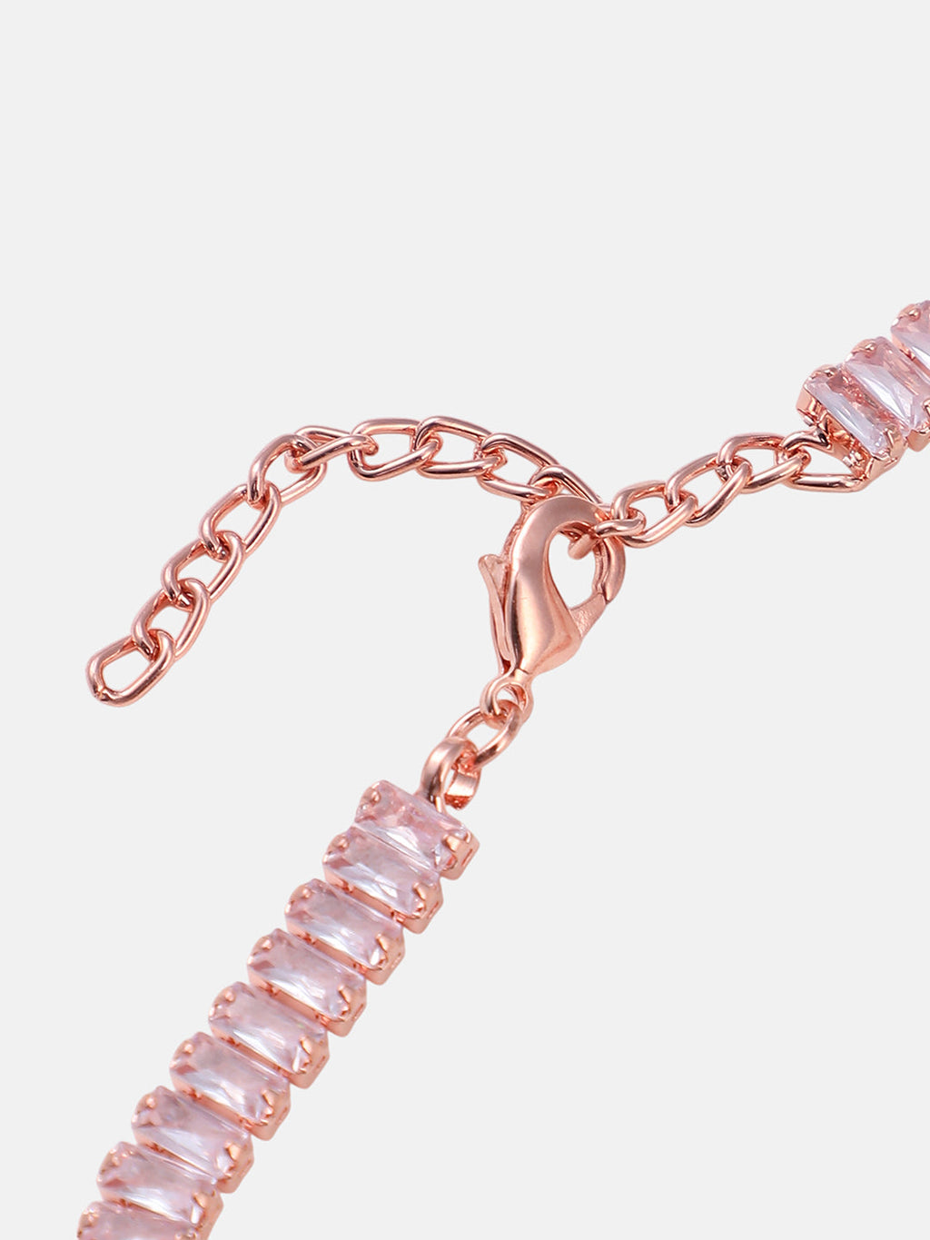 The Crystalized Wrap Round Watch - Rose Gold (Crystal Silver Stone)