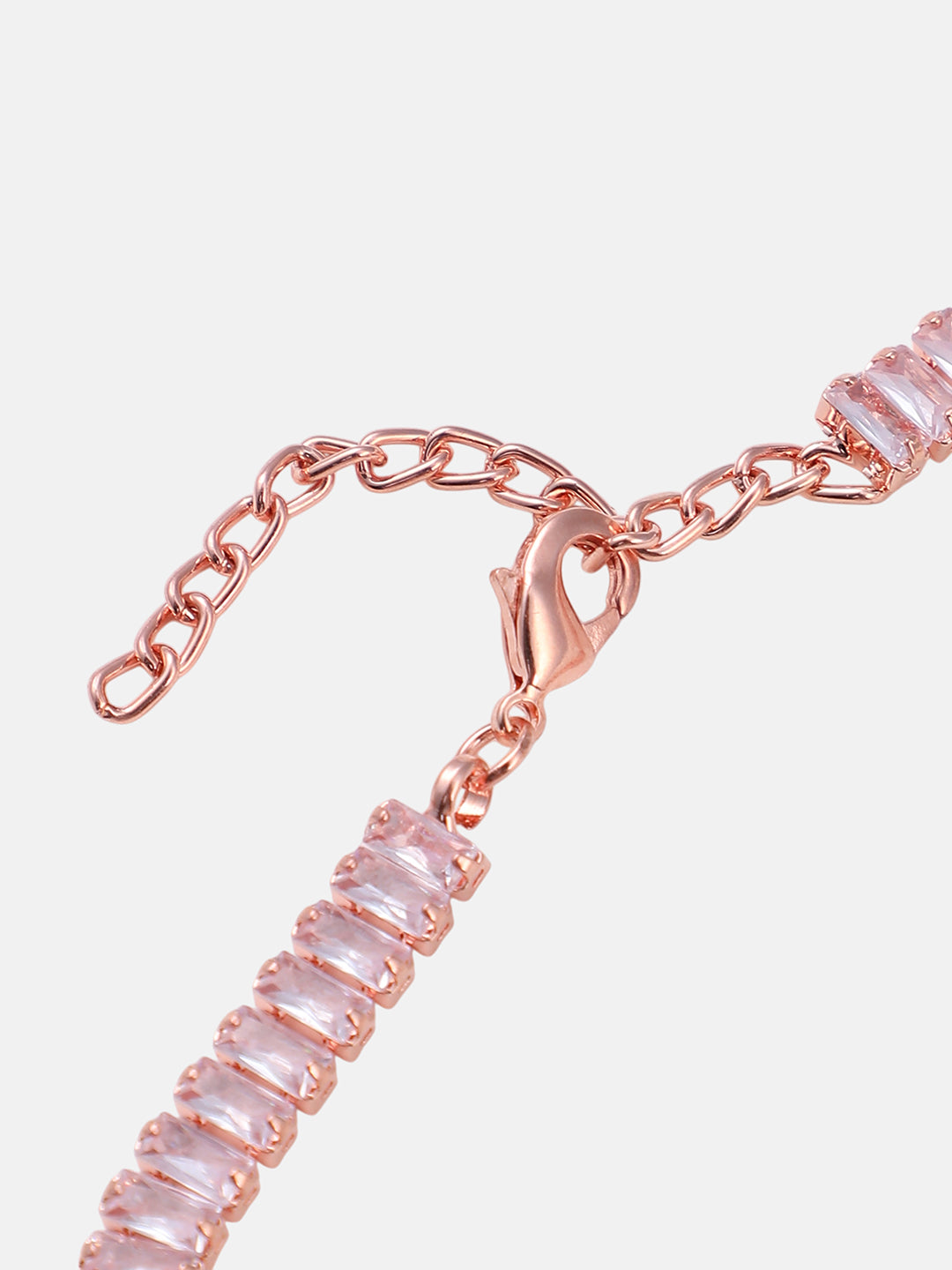 The Crystalized Wrap Round Watch - Rose Gold (Crystal Silver Stone)