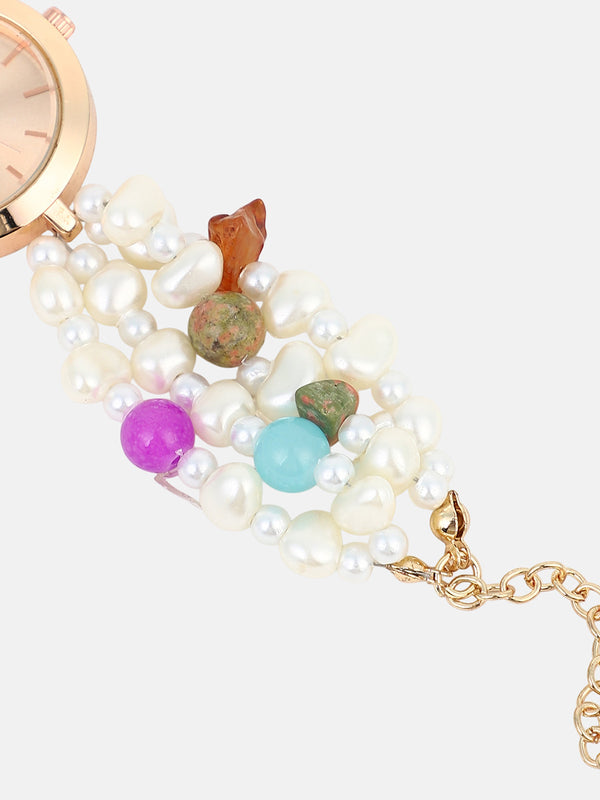 The Maryam Round Watch - Multicolour